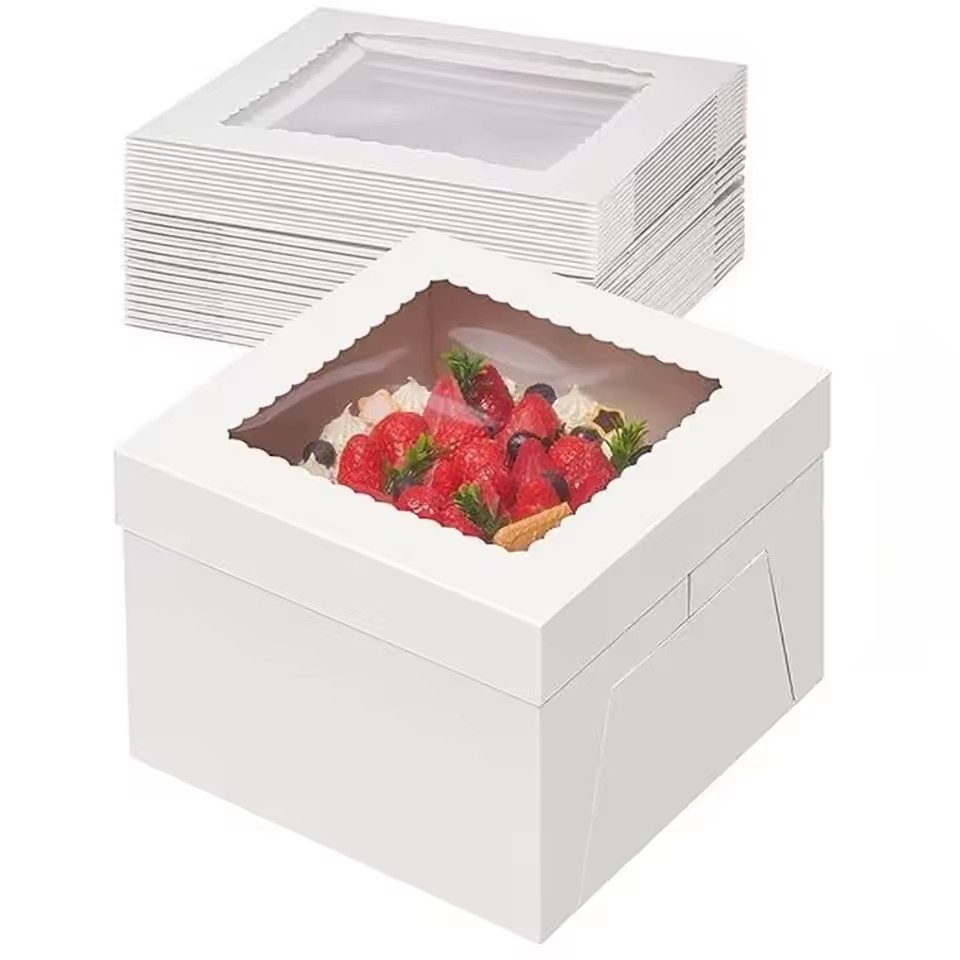Wedding Supply.Box - 5pcs Cake Boxes White Cake Box