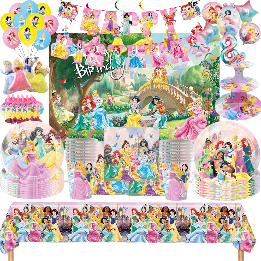 Confetti Balloon Set - Princess Birthday Party Pink Princess Theme