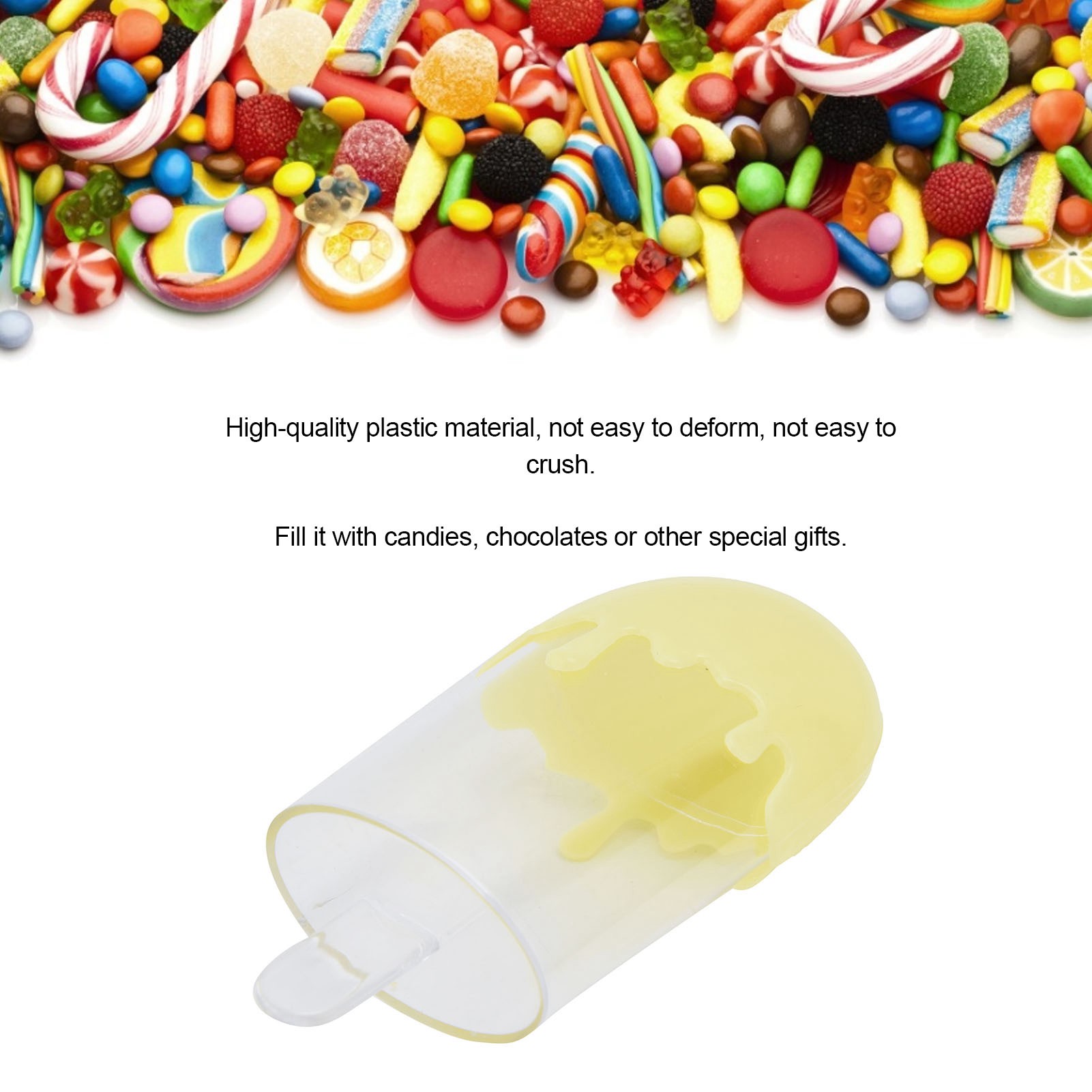 Wedding Supply.Box - 12Pcs Ice Cream Shape Plastic Candy