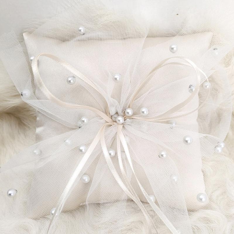 31BB Handmade Pearls Cushion W - Ring Bearer Pillow 리뷰 및 가격
