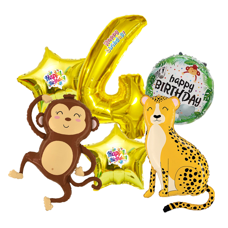 Monkey Leopard Zoo Numbers 0-9 - Wedding Zoo 리뷰 및 가격