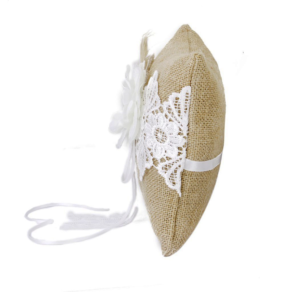 20x20cm Jute Wedding Ring Pill - Ring Bearer Pillow 리뷰 및 가격