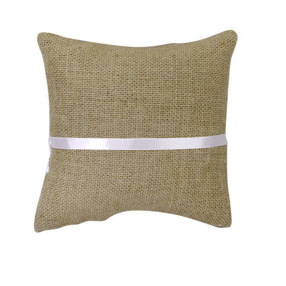 20x20cm Jute Wedding Ring Pill - Ring Bearer Pillow 리뷰 및 가격