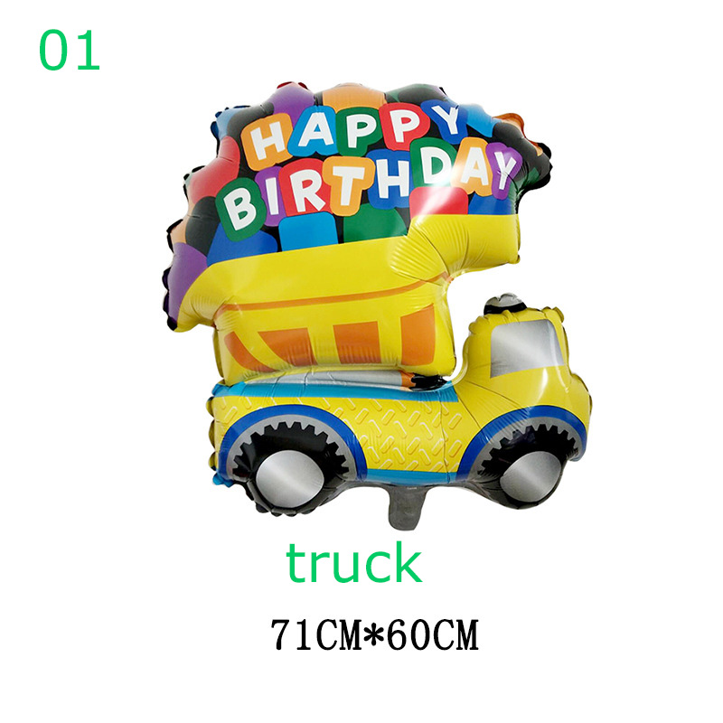 1PC Cartoon Car Balloons Fire  - Wedding Qq 리뷰 및 가격