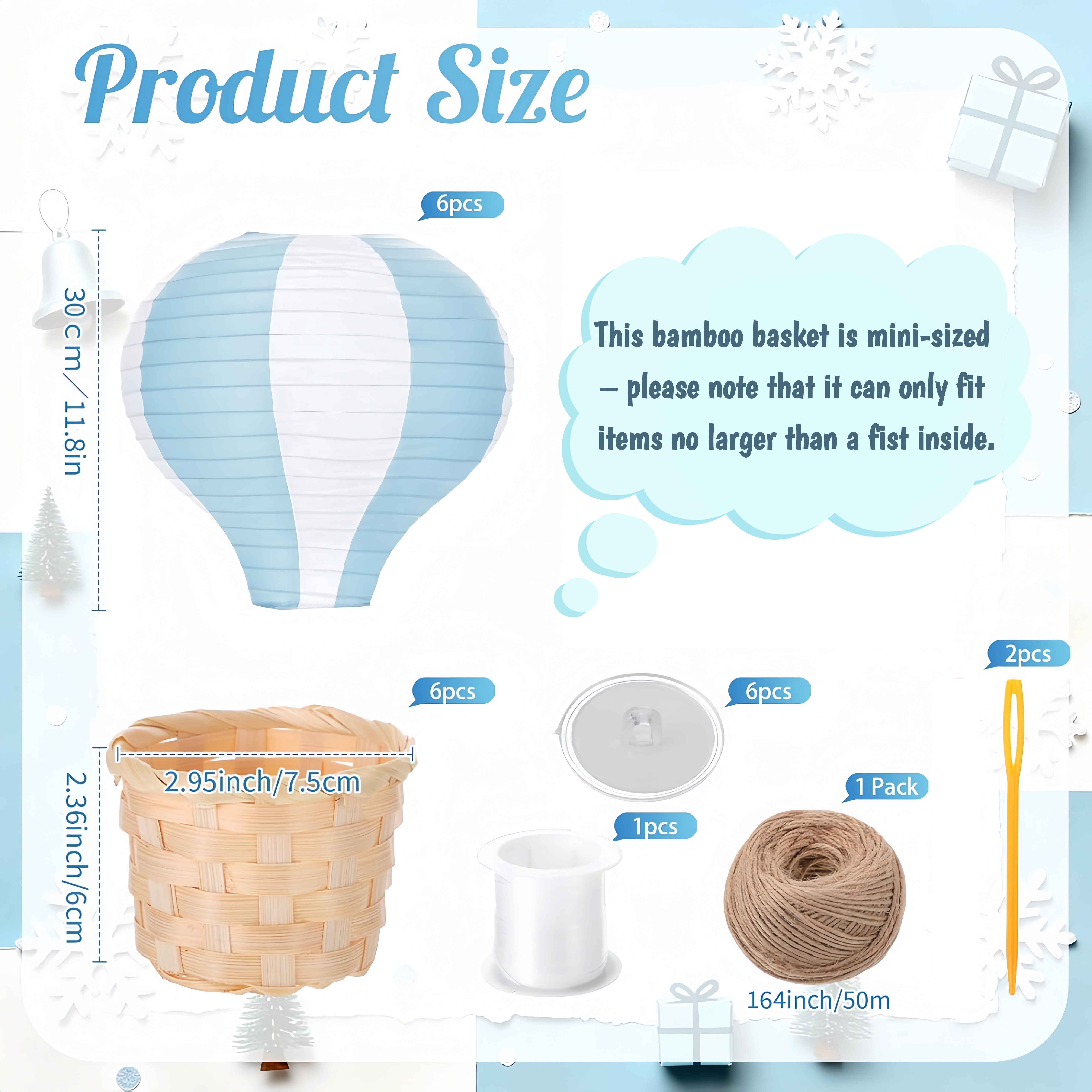 6-12Pcs Hanging Hot Air Balloo - Confetti Balloon Set 리뷰 및 가격