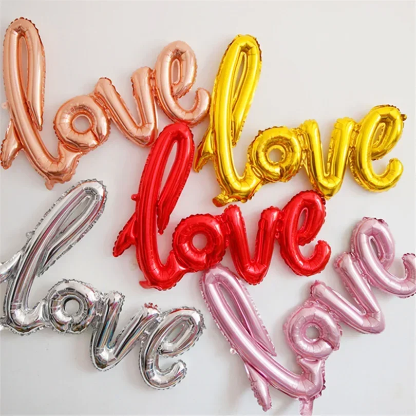 1pc Small Love Letter Foil Bal - Wedding Qq 리뷰 및 가격