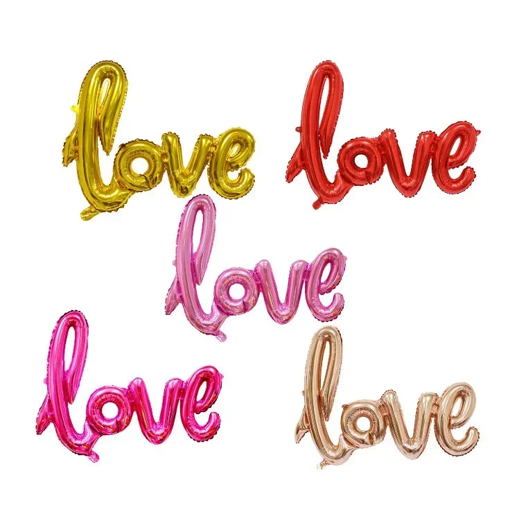 1pc Small Love Letter Foil Bal - Wedding Qq 리뷰 및 가격
