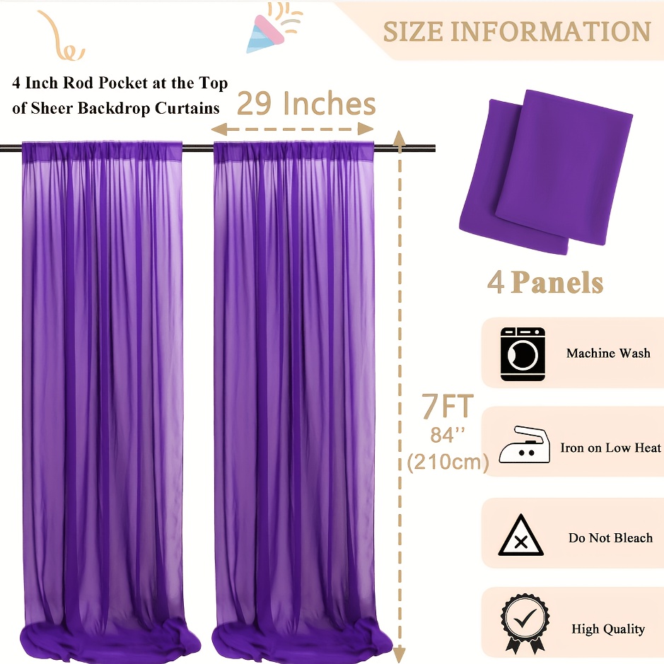 Golden & Mint Chiffon Curtain  - Wedding Backdrop Curtain 리뷰 및 가격
