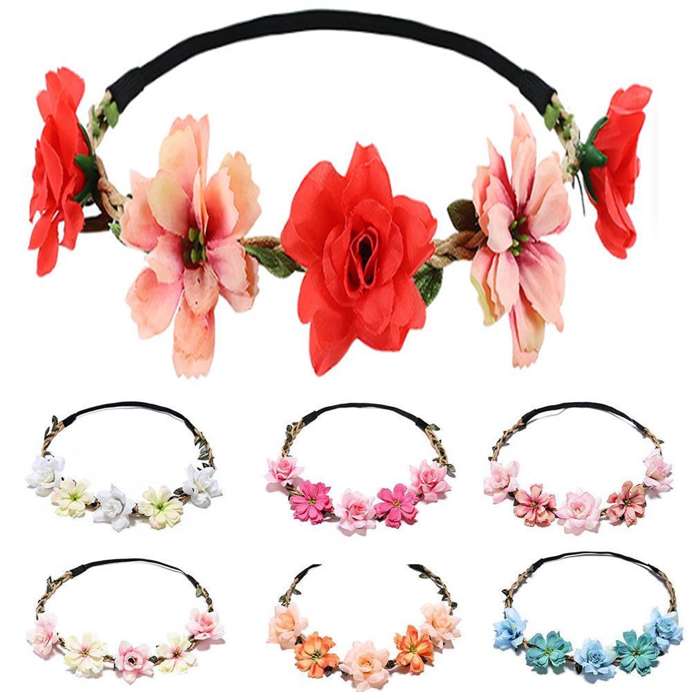 Floral Wreaths Girl New Hair F - Wedding Arch Flower 리뷰 및 가격