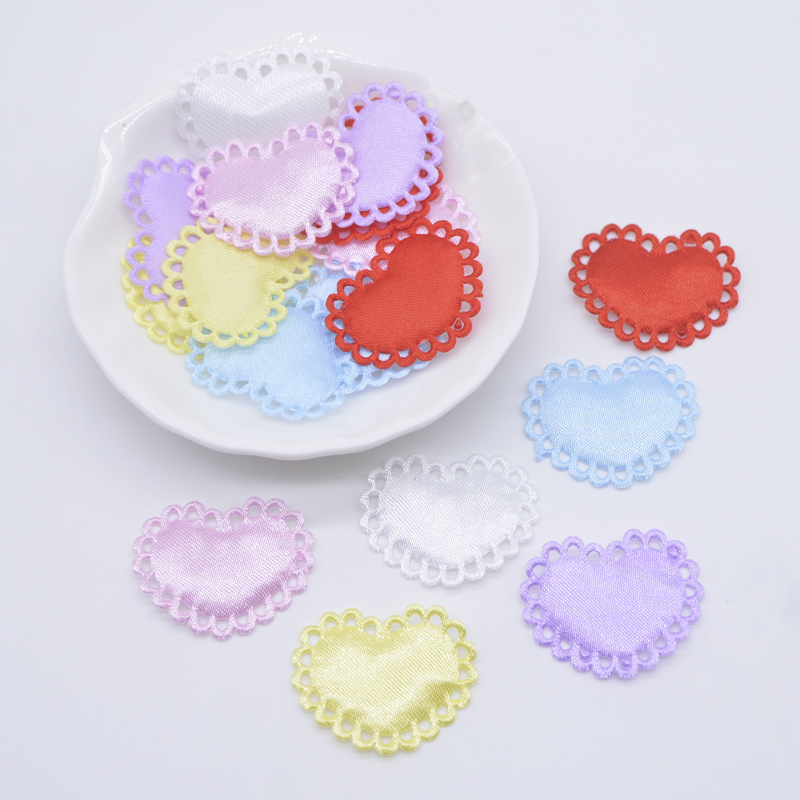 50Pcs 29*24mm Heart Cloth Padd - Wedding Superstar 리뷰 및 가격