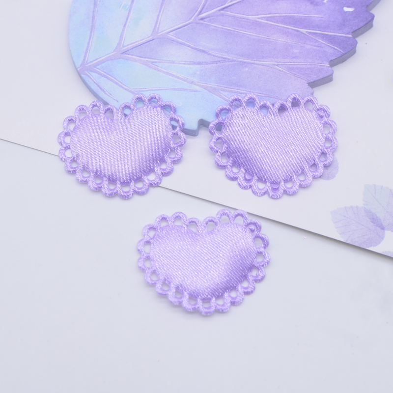 50Pcs 29*24mm Heart Cloth Padd - Wedding Superstar 리뷰 및 가격