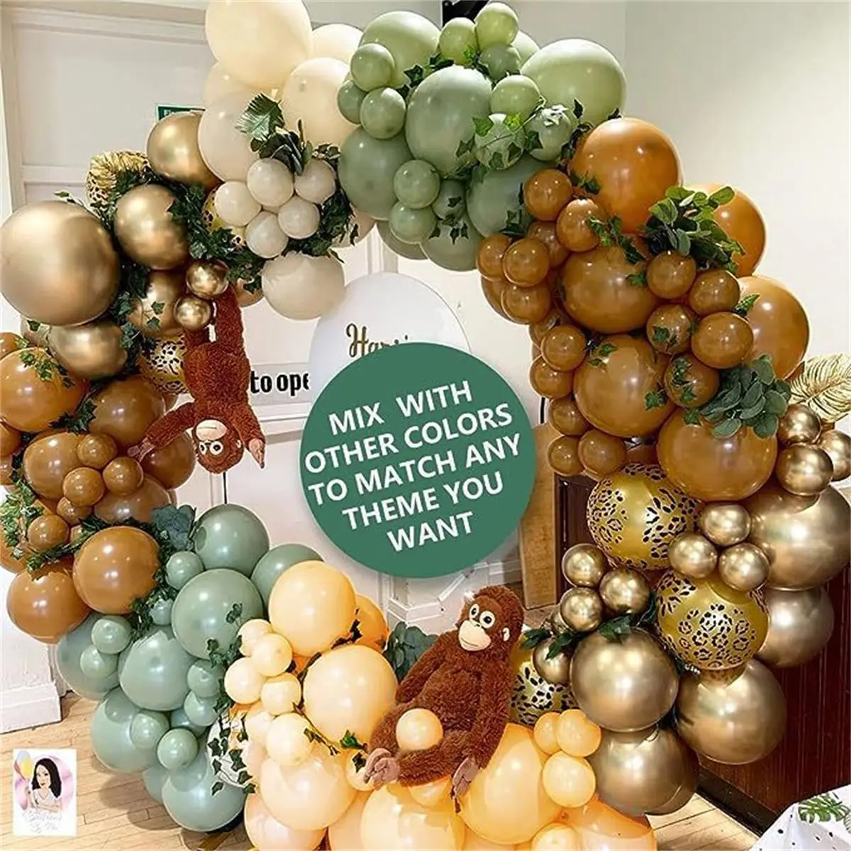 105Pcs Jungle Animal Balloon G - Wedding Zoo 리뷰 및 가격
