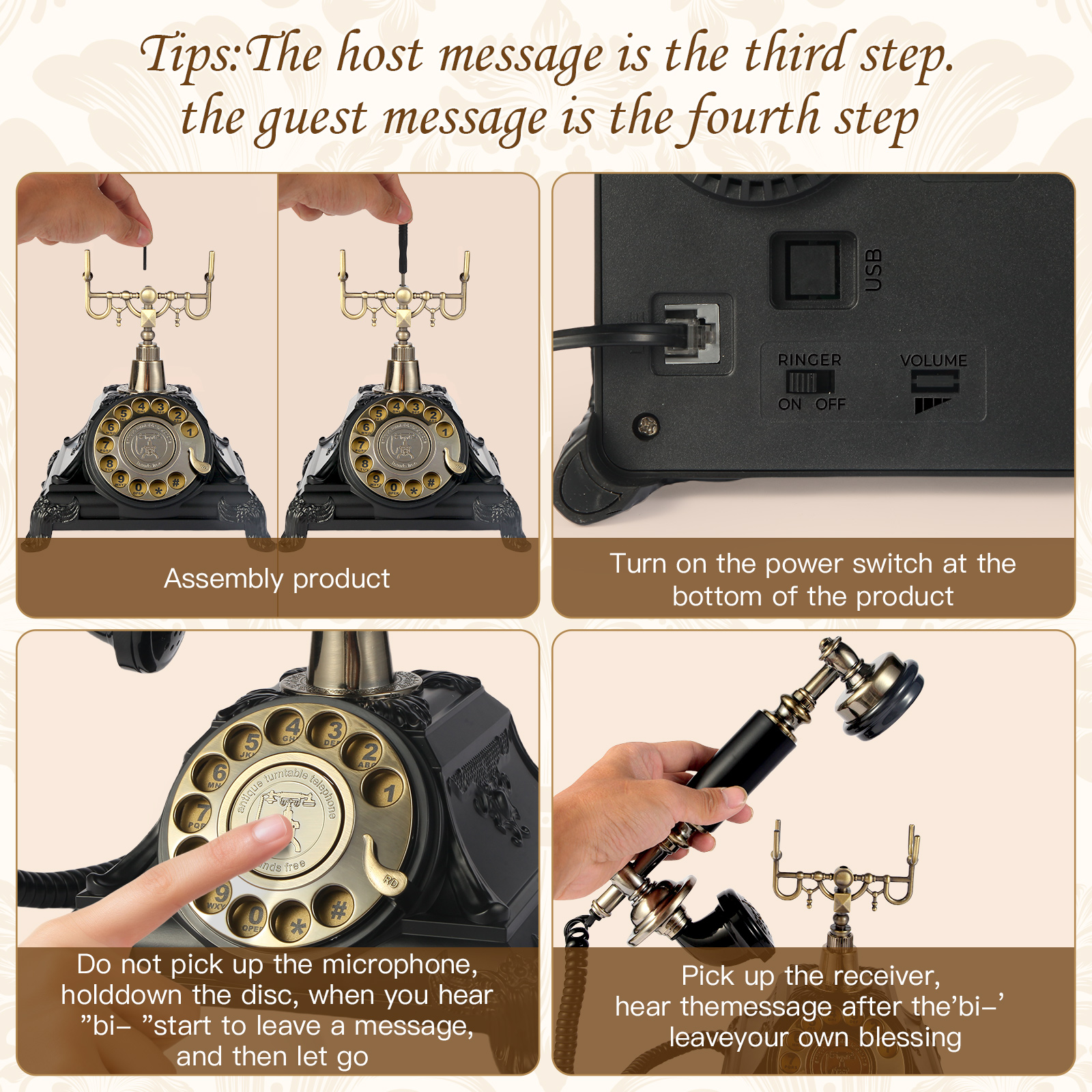 Audio message book phone weddi - Personalized Guest Book 리뷰 및 가격