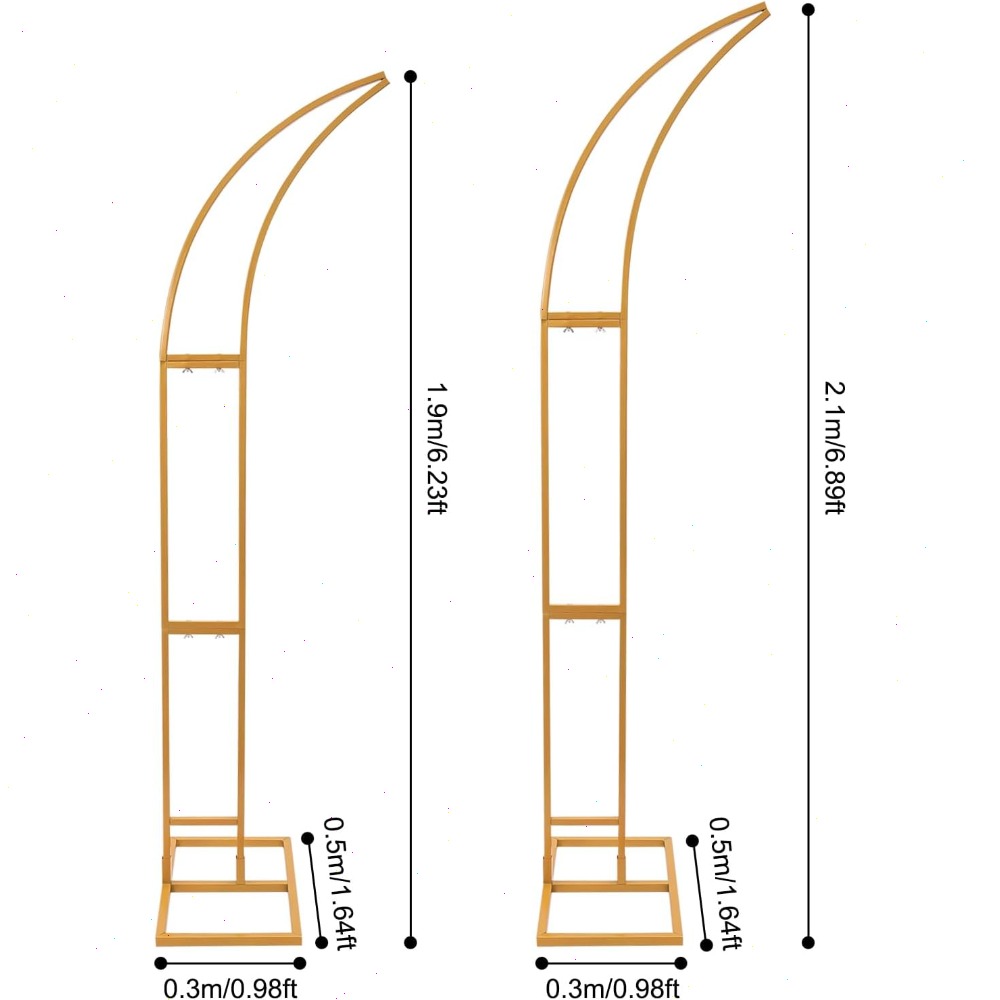2Pcs Curved Wedding Arch Backd - Wedding Arch Flower 리뷰 및 가격