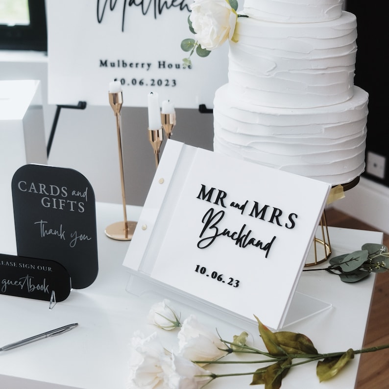 White Card Box for Wedding 3D  - Personalized Guest Book 리뷰 및 가격