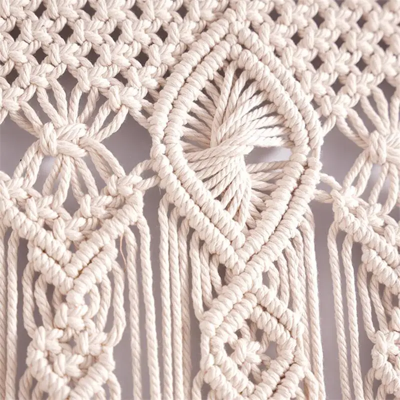 Hand-woven Macrame Wall Hangin - Wedding Backdrop Curtain 리뷰 및 가격