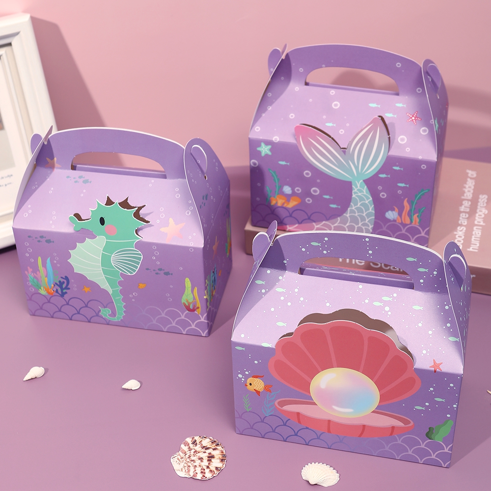 6pcs Mermaid Gift Paper Bags O - Wedding Supply.Box 리뷰 및 가격