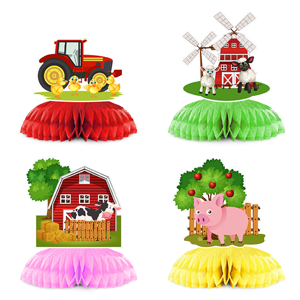 Cartoon Farm Animal Theme Birt - Confetti Balloon Set 리뷰 및 가격