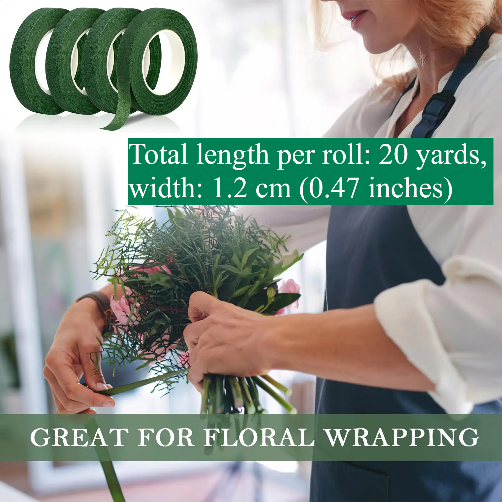 20Yards Green Bouquet Floral T - Wedding Floral Supply 리뷰 및 가격