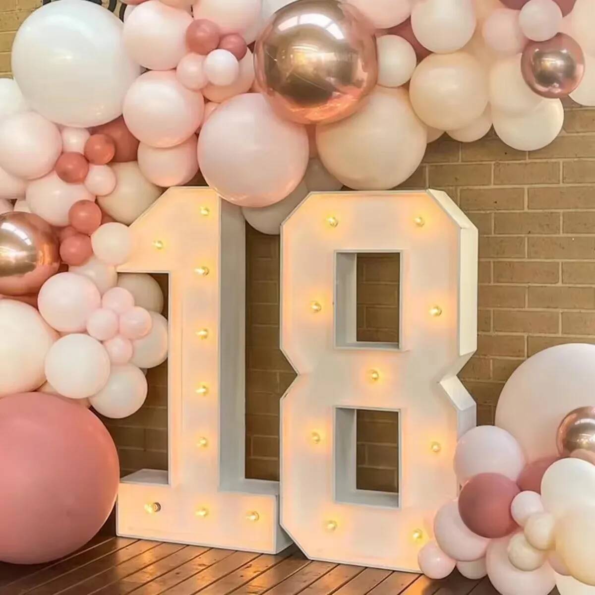 Giant Number Led Light for Kid - Confetti Balloon Set 리뷰 및 가격