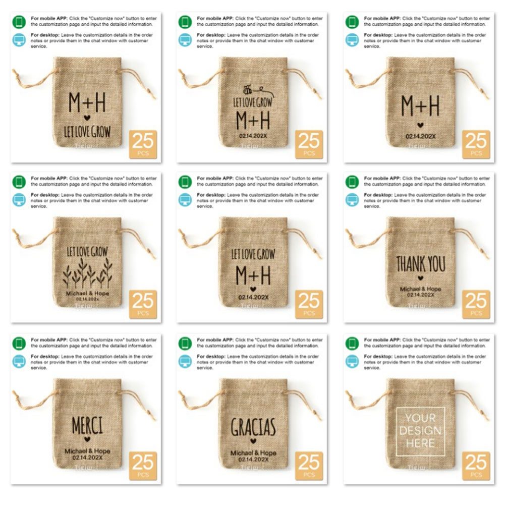 25PCS-Personalized Burlap Wedd - Wedding Supply List 리뷰 및 가격