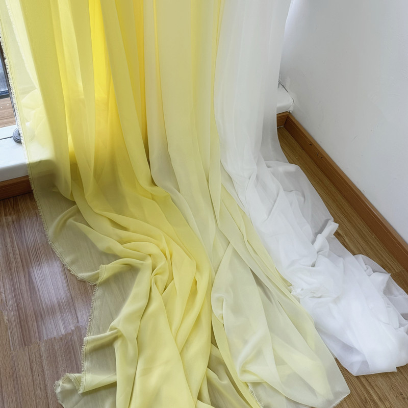 White Yellow Chiffon Fabric Br - Wedding Backdrop Curtain 리뷰 및 가격