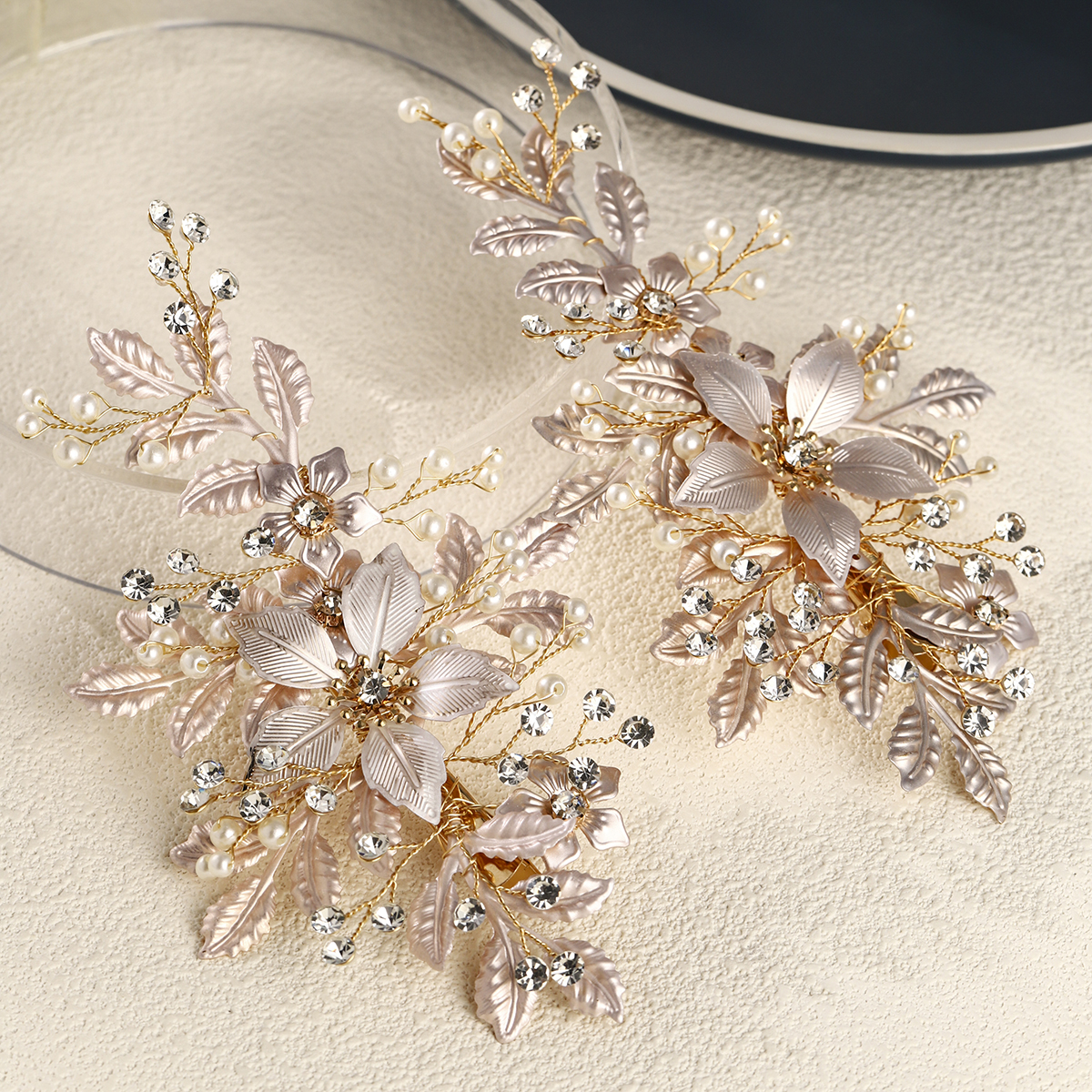 2/ 4PC Luxury Flower Claw Hair - Wedding Supply List 리뷰 및 가격