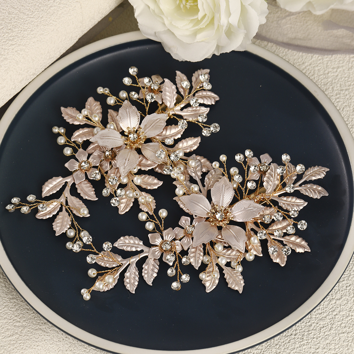 2/ 4PC Luxury Flower Claw Hair - Wedding Supply List 리뷰 및 가격