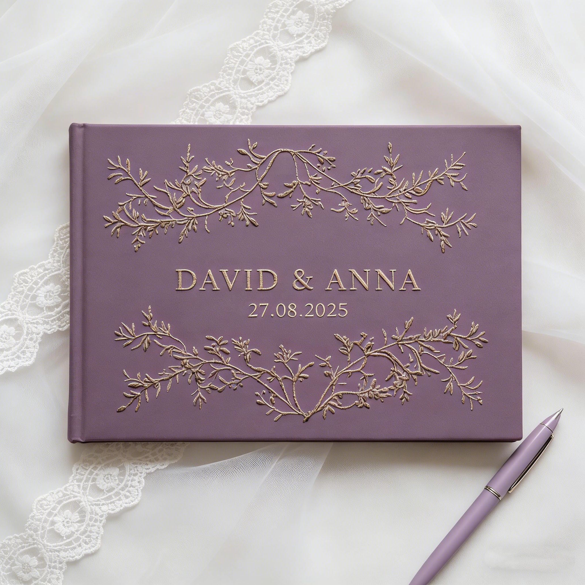 Custom Personalized Linen Wedd - Personalized Guest Book 리뷰 및 가격