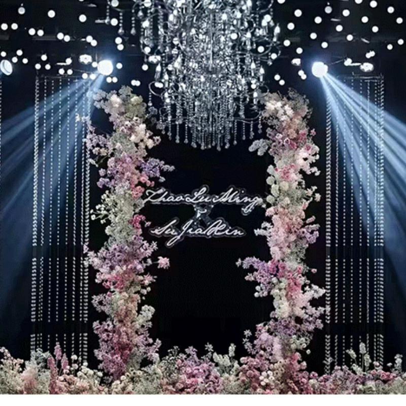 Wedding Hollow Crystal Strings - Wedding Backdrop Curtain 리뷰 및 가격