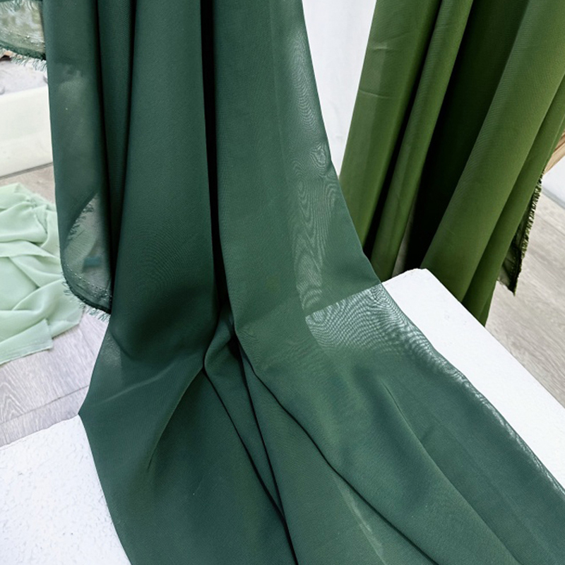 Olive Avocado Green Chiffon Fa - Wedding Backdrop Curtain 리뷰 및 가격