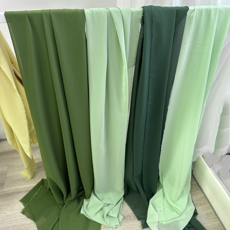 Olive Avocado Green Chiffon Fa - Wedding Backdrop Curtain 리뷰 및 가격