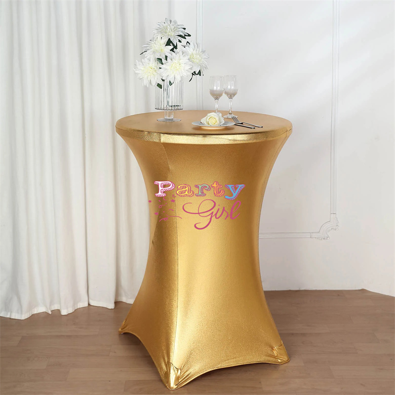 Hot Sale Metallic Spandex Tabl - Wedding Qq 리뷰 및 가격