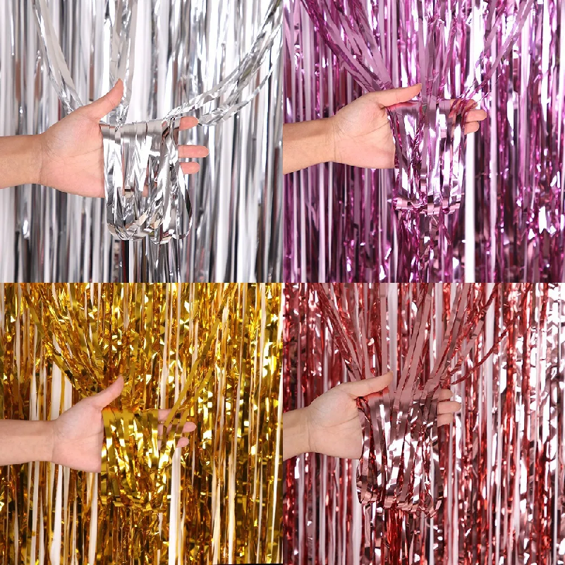1*2M Party Backdrop Metallic F - Wedding Backdrop Curtain 리뷰 및 가격