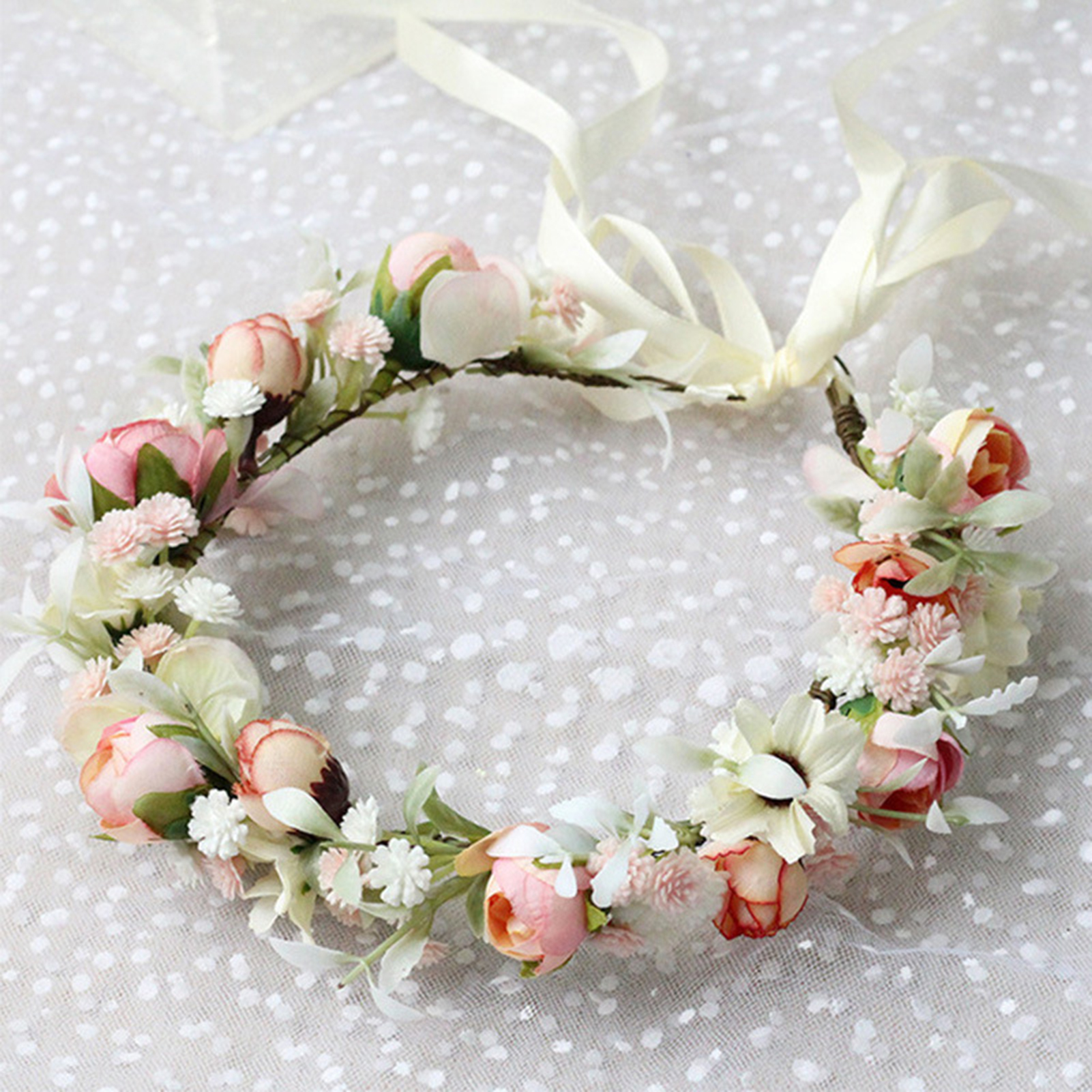 Flower Crown Garland Wedding B - Wedding Arch Flower 리뷰 및 가격
