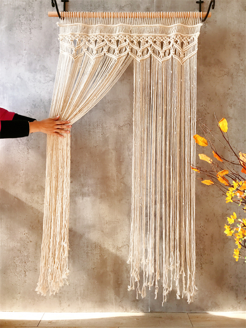 Hand-woven Bohemia Macrame Cot - Wedding Backdrop Curtain 리뷰 및 가격