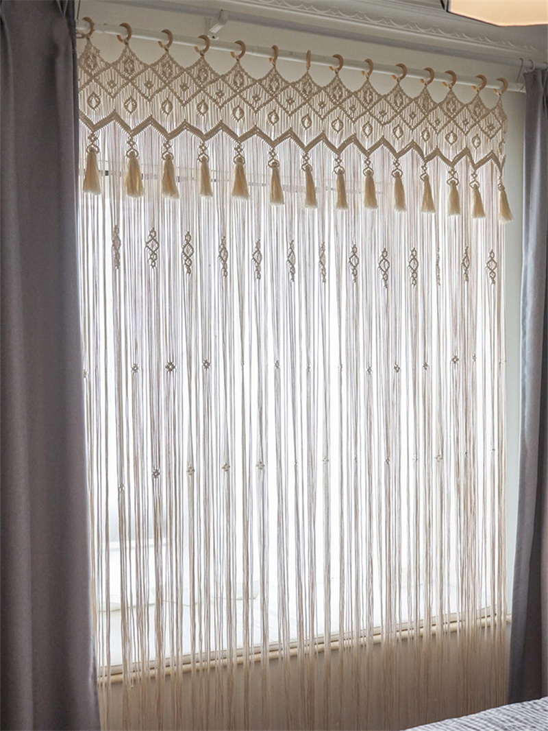 Hand-woven Bohemia Macrame Cot - Wedding Backdrop Curtain 리뷰 및 가격