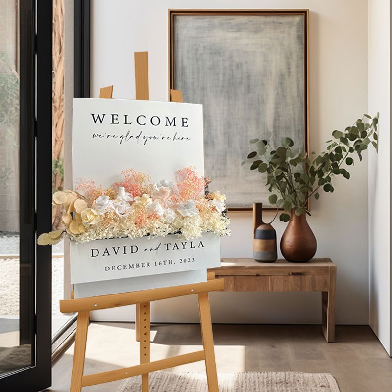 DIY Flower Box Welcome Signage - Wedding Floral Supply 리뷰 및 가격