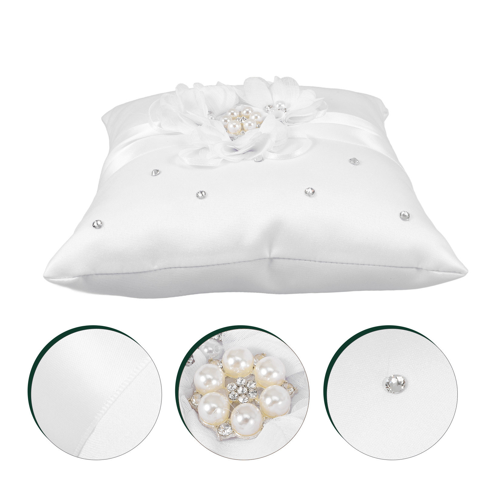 20x20cm Flower Wedding Ring Pi - Ring Bearer Pillow 리뷰 및 가격