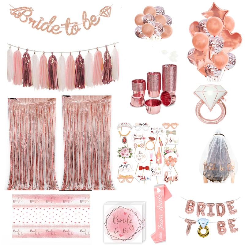 Bride To Be Party Decorations  - Confetti Balloon Set 리뷰 및 가격