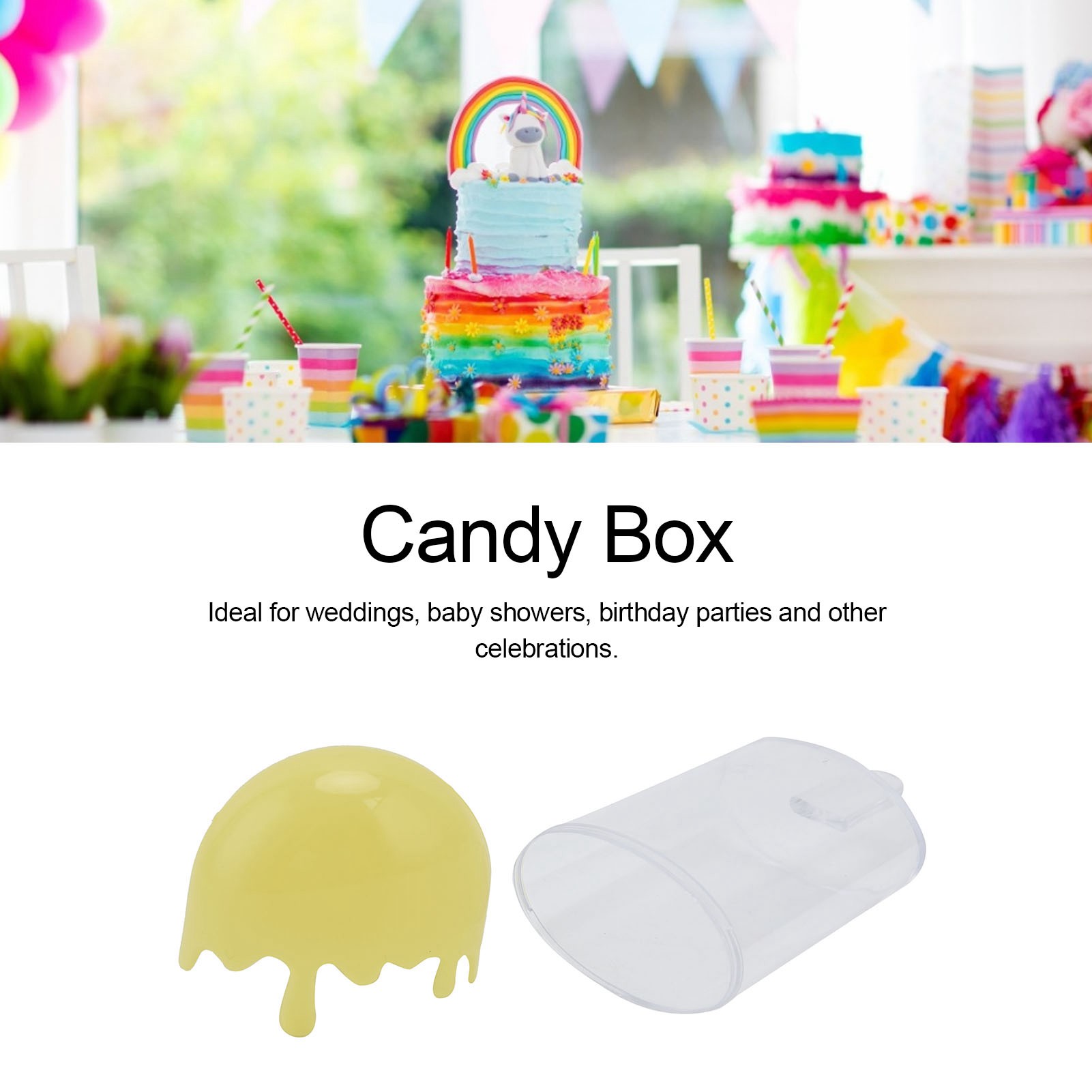 12Pcs Ice Cream Shape Plastic  - Wedding Supply.Box 리뷰 및 가격