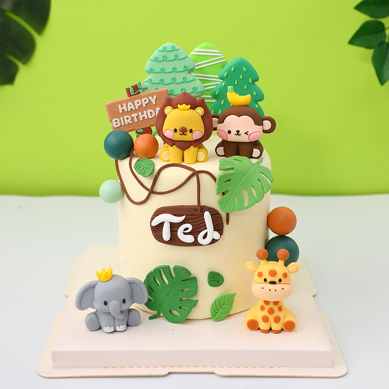 New Forest Jungle Animals Cake - Wedding Zoo 리뷰 및 가격