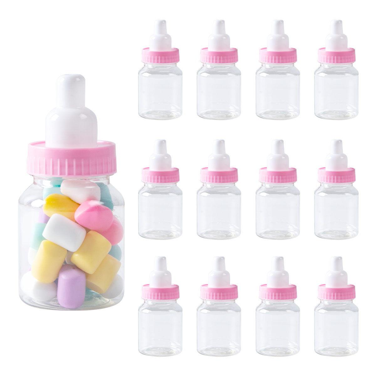 12/24Pcs Baby Shower Bottle Bl - Wedding Supply List 리뷰 및 가격