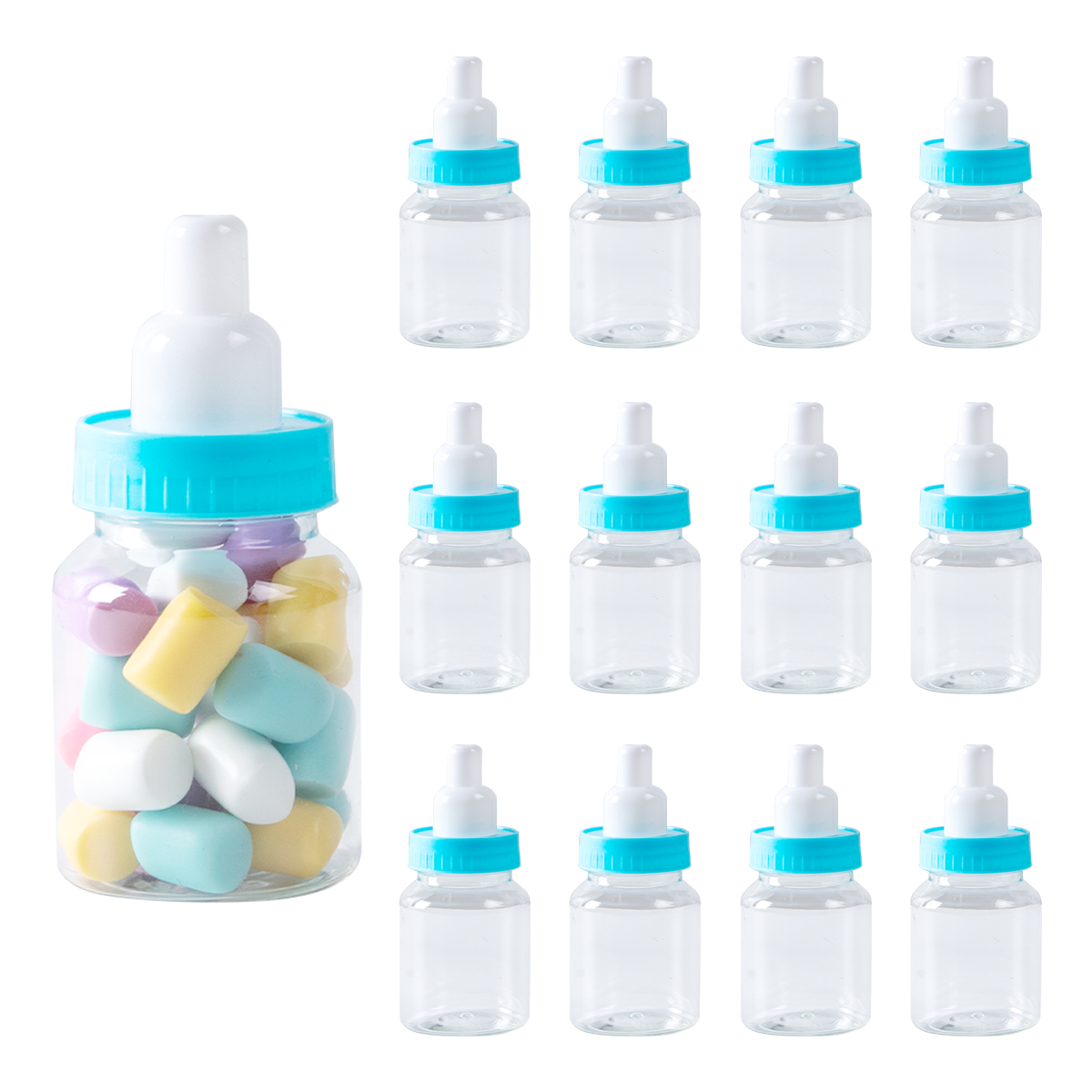 12/24Pcs Baby Shower Bottle Bl - Wedding Supply List 리뷰 및 가격