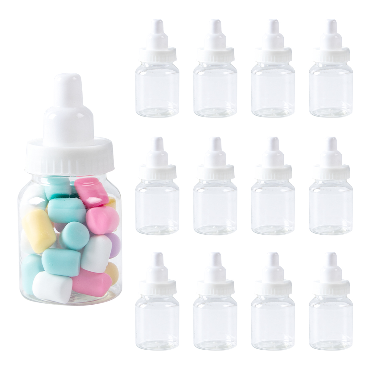 12/24Pcs Baby Shower Bottle Bl - Wedding Supply List 리뷰 및 가격