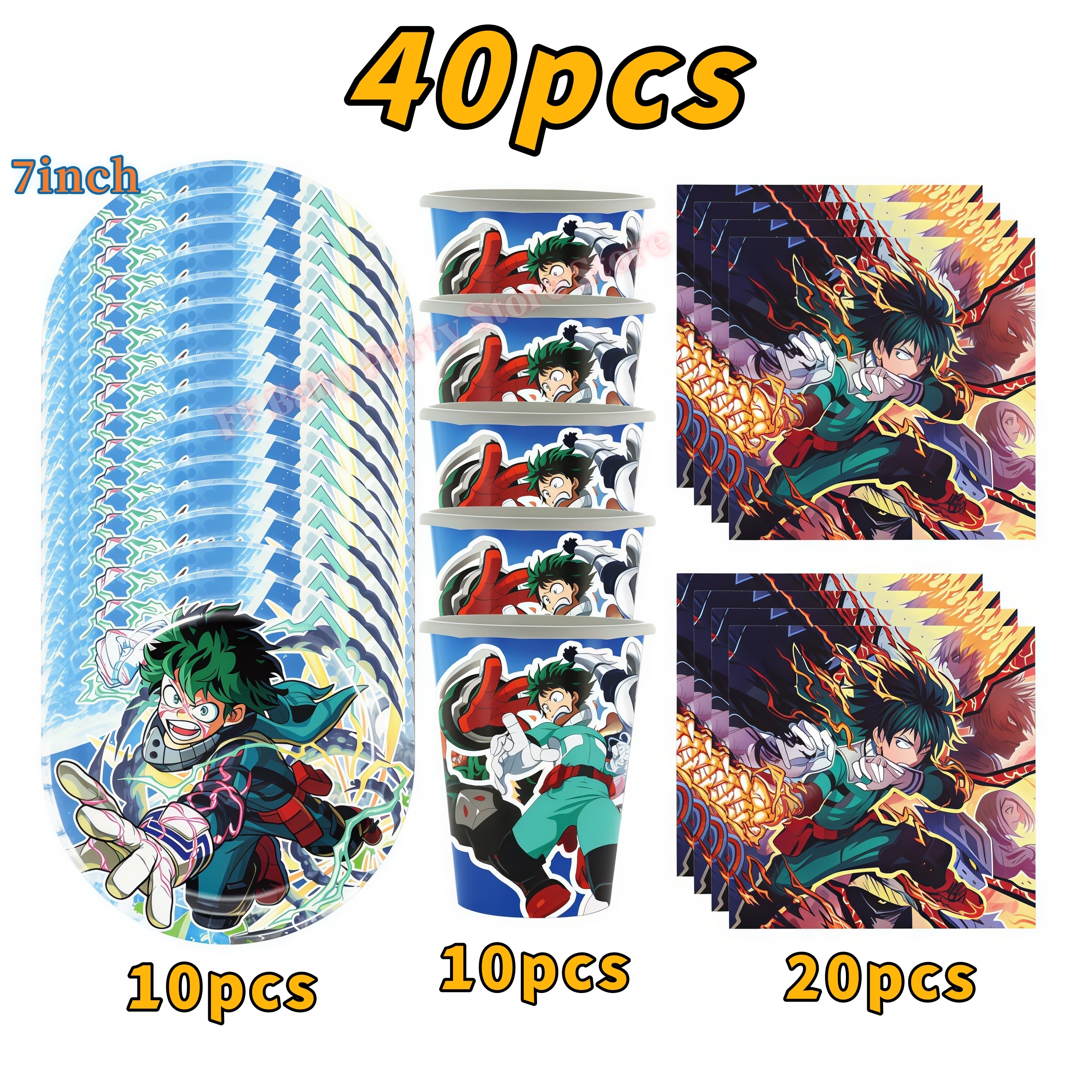 My Heroed Academia Birthday Pa - Confetti Balloon Set 리뷰 및 가격