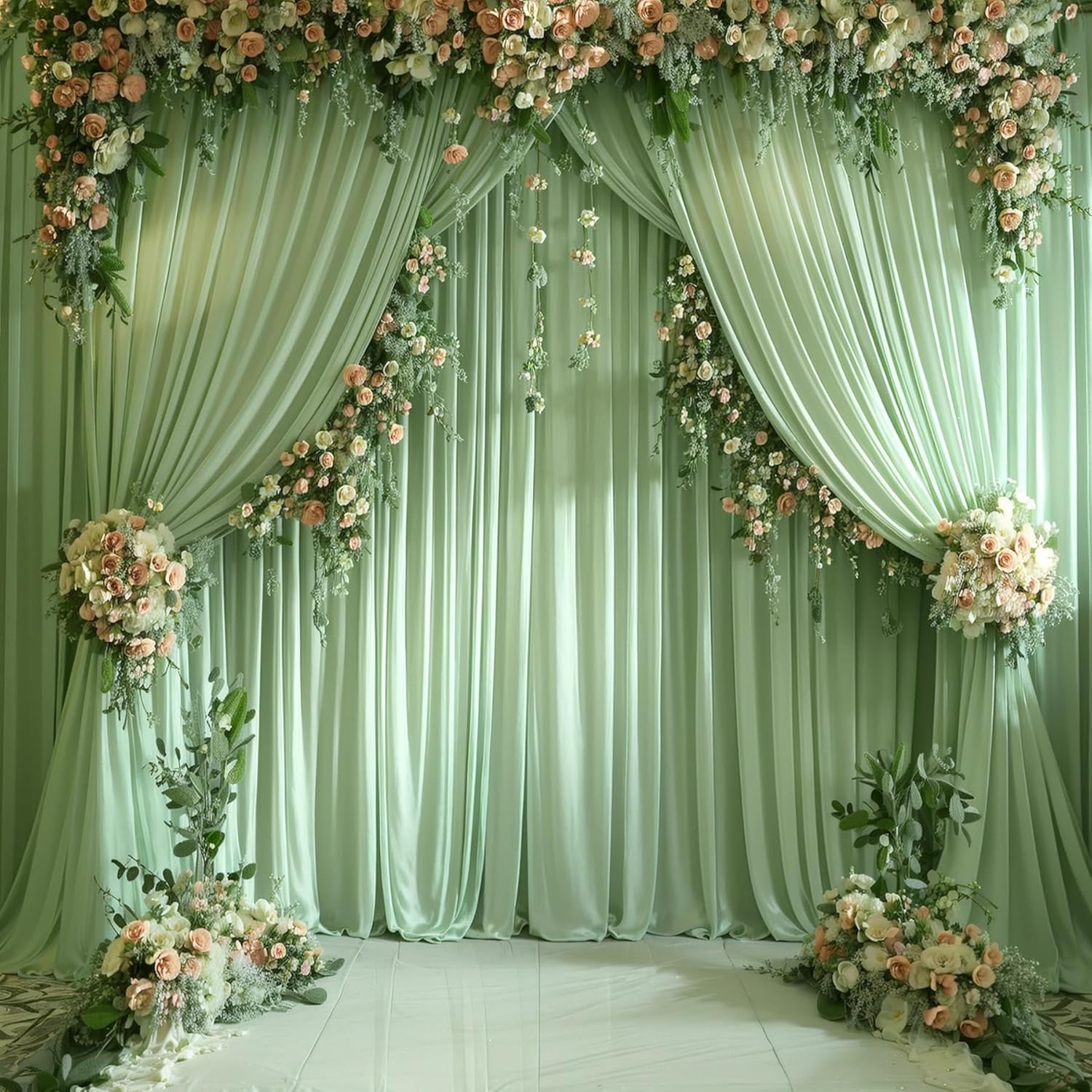 White Backdrop Curtains for Pa - Wedding Backdrop Curtain 리뷰 및 가격