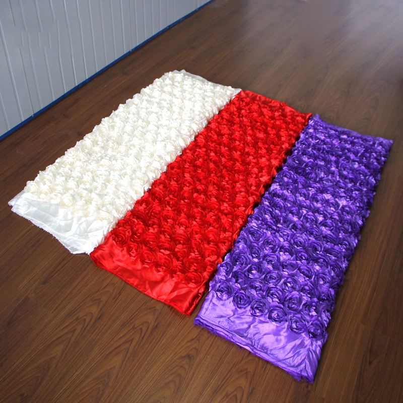 10Yard Satin Fabric 3D Rose Fl - Wedding Backdrop Curtain 리뷰 및 가격