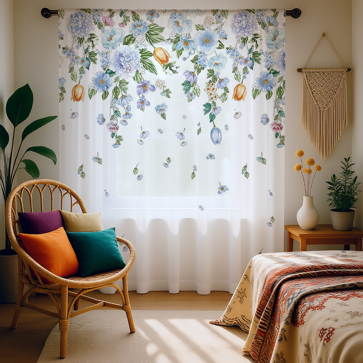 Floral Sheer Curtain, Good Qua - Good Floral & Wedding Decor Supply Photos 리뷰 및 가격