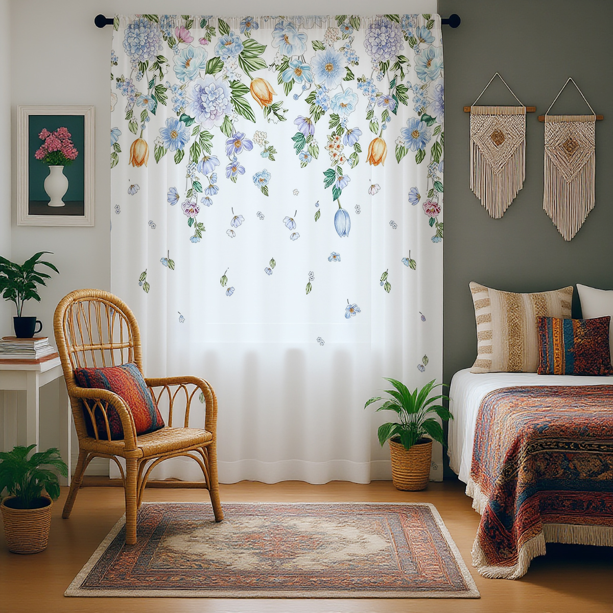 Floral Sheer Curtain, Good Qua - Good Floral & Wedding Decor Supply Photos 리뷰 및 가격